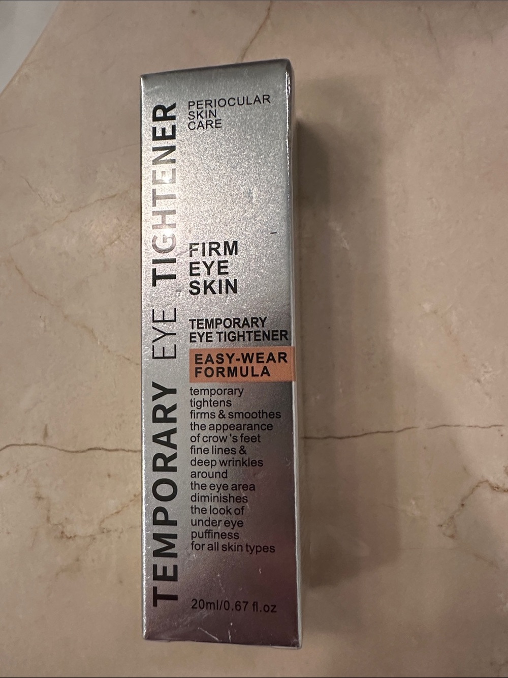 NEW Periocular Skin Care Firm Eye Skin Temporary Eye Tightener Easy-wear Formula